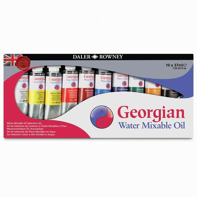 Couleurs à L'huile Diluables à L'eau Georgian Tubes De 200 Ml